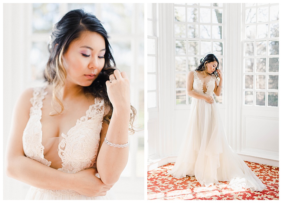 Fine Art Lilac Wedding at the Gray Rock Mansion by LB Photography