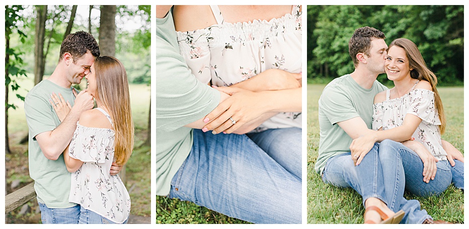 Summer Engagement Session in Southern Maryland for Brittany & Alex by LB Photography