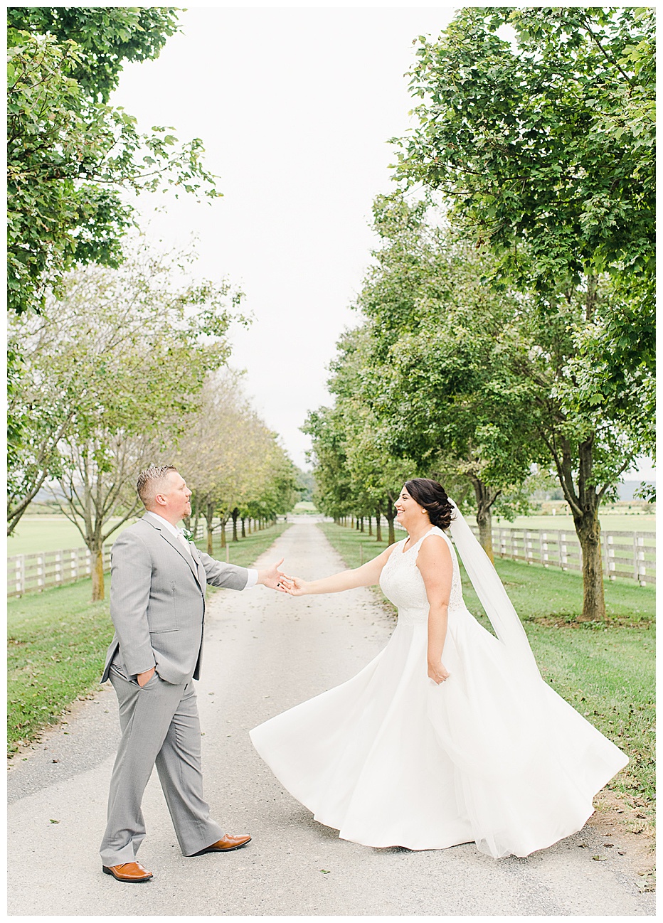 Romantic Wedding at the Bluebird Manor in Adamstown for Lauren + Matthew by Washington, DC Wedding Photographer || LB Photography