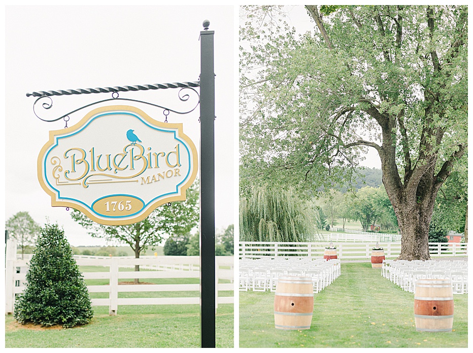 Romantic Wedding at the Bluebird Manor in Adamstown for Lauren + Matthew by Washington, DC Wedding Photographer || LB Photography 