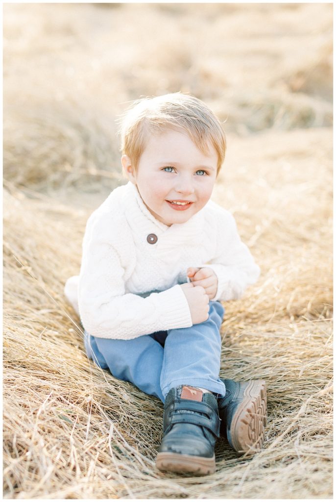 Sunset Family Session at Loelynn Farms